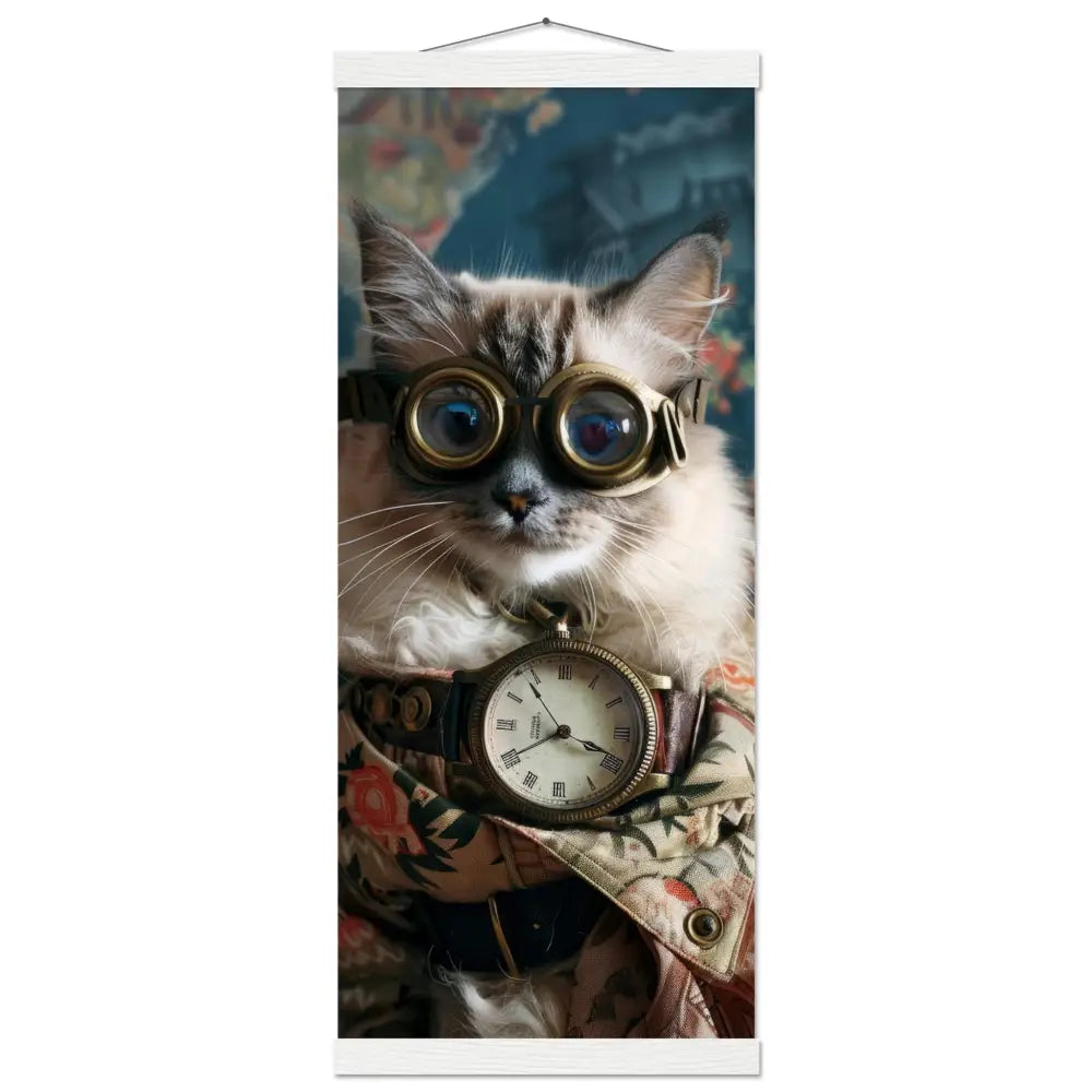 ffb5a589-9563-400b-995e-fe71070ec085-0.jpg Schoolposter van een vrouwelijke Balinese kat - Afbeelding 1