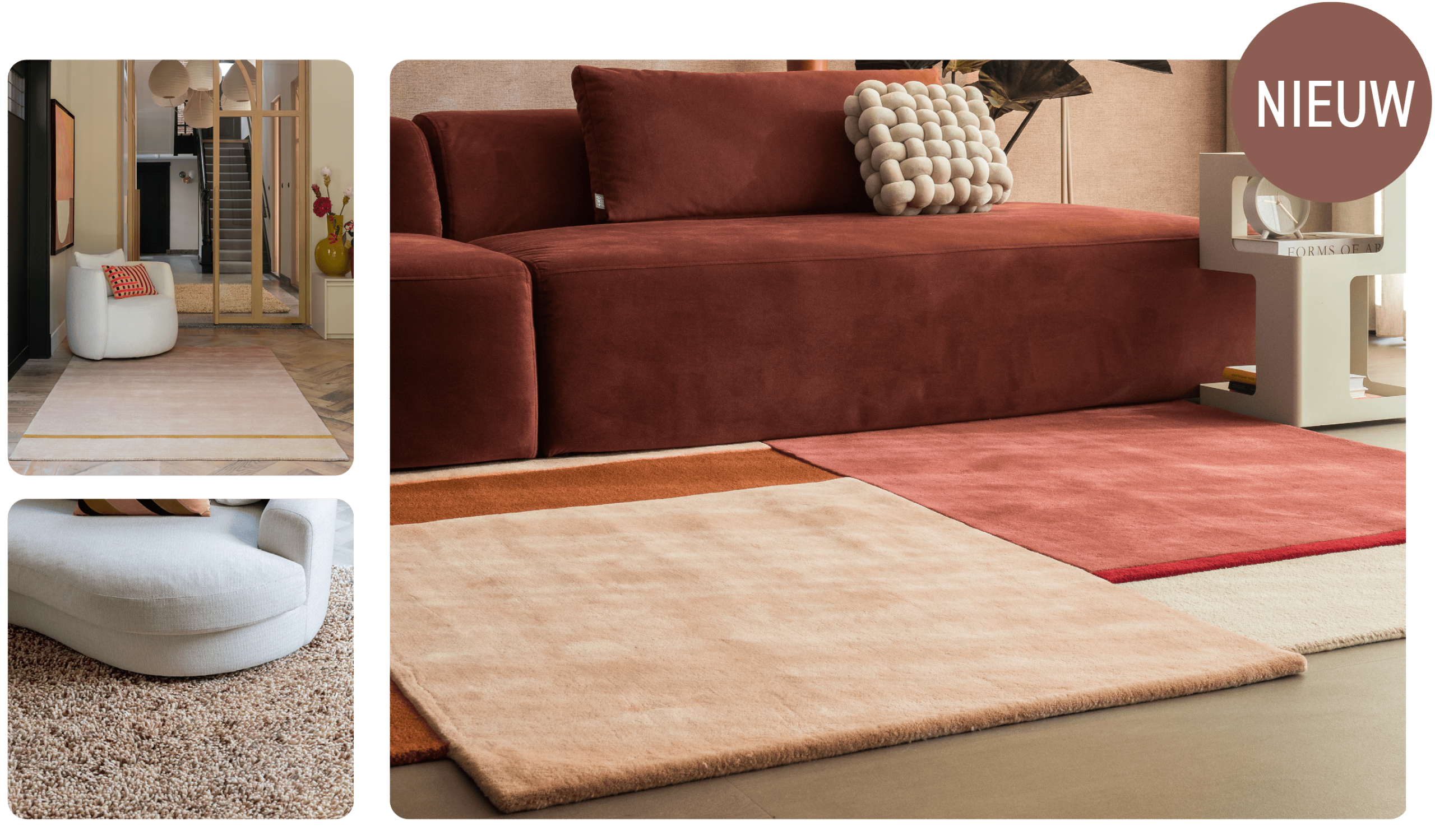 Brinker Carpets – luxe vloerkleed in warme tinten, passend in modern en landelijk interieur