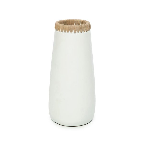 De Sluwe Vaas - Wit Natuurlijk - L
