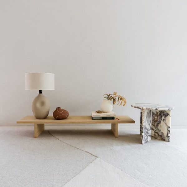 100% wollen vloerkleed Rose 200 x 290 cm beige ton-sur-ton