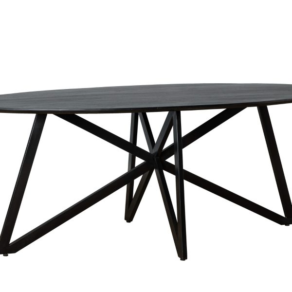Oslo Zwarte Acacia Webpoot 200 cm