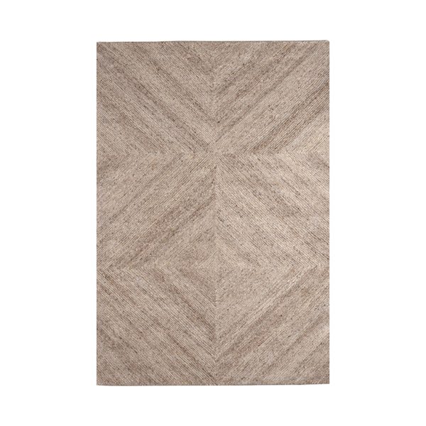 LABEL51 Vloerkleden Blendy - Taupe - Wol