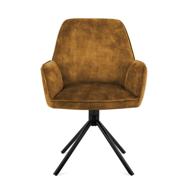 Eetkamerstoel Noah Cognac (set van 2)
