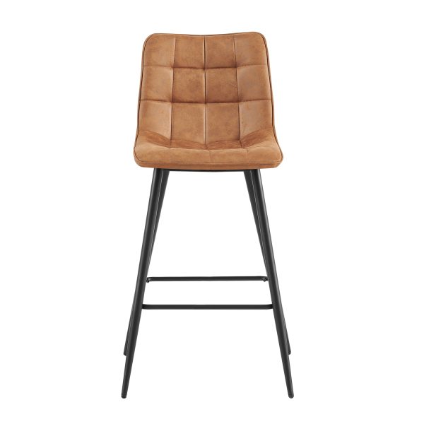 Barstoel Lucille cognac (set van 4)