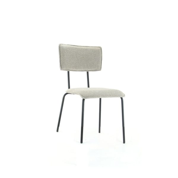 Workliving Eetkamerstoel Bo Society - Bouclé Shitake