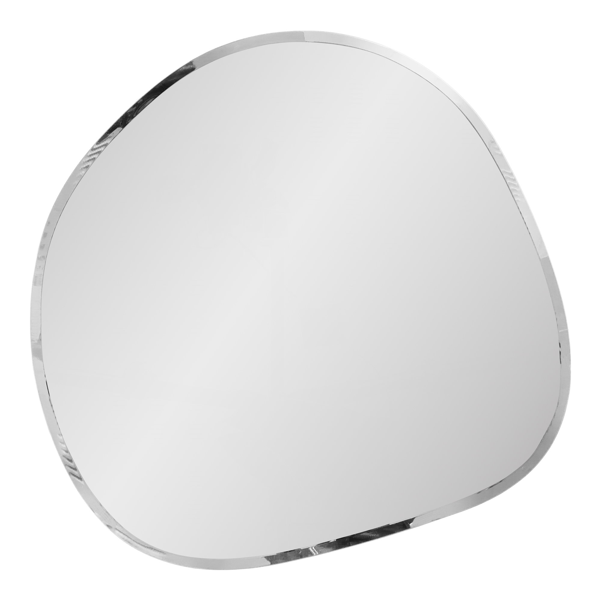 4001090-0.jpg Devonport Wandspiegel - Wandspiegel, organische vorm, gefacetteerd, 50 x 50 cm - Afbeelding 1