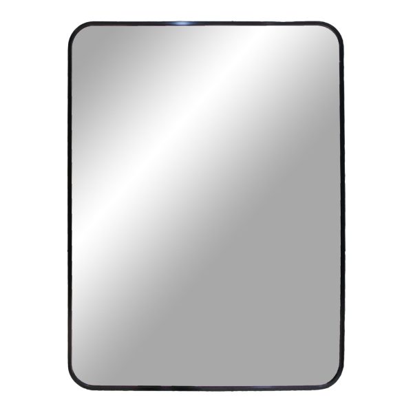 Madrid Mirror - Spiegel, aluminium, zwart 50x70 cm