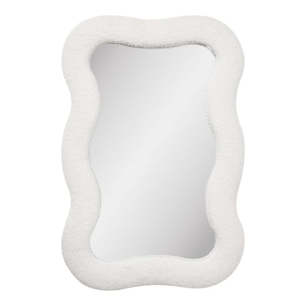 Bosaro Mirror - Spiegel, teddy, wit 80x54 cm