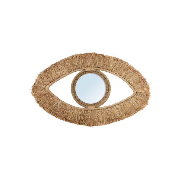 De Raffia Oogspiegel - Naturel - M