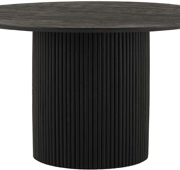 Eetkamertafel Ø140, Acacia Zwart