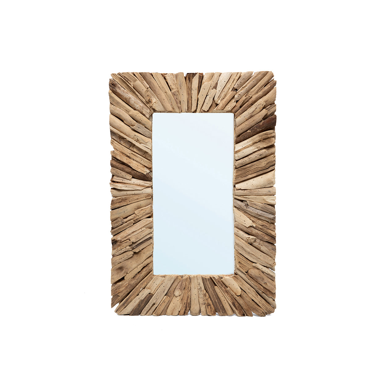 JAHU038N-M-60x40-0.jpg De spiegel met drijfhoutlijst - naturel - M - Afbeelding 1