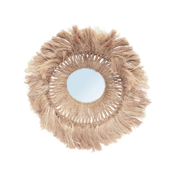 De Abaca Solomon Spiegel - Naturel
