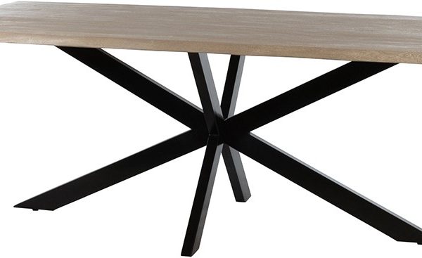 Eetkamertafel 180, acacia verweerd hout