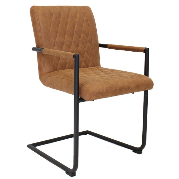 Stoel Damian cognac