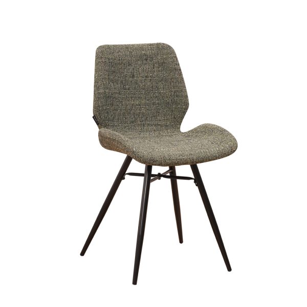 Stoel Barron groen chenille