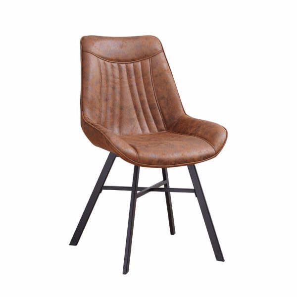 Stoel Samuel cognac eco