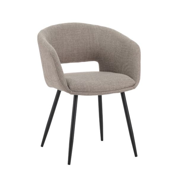 Stoel Boden taupe