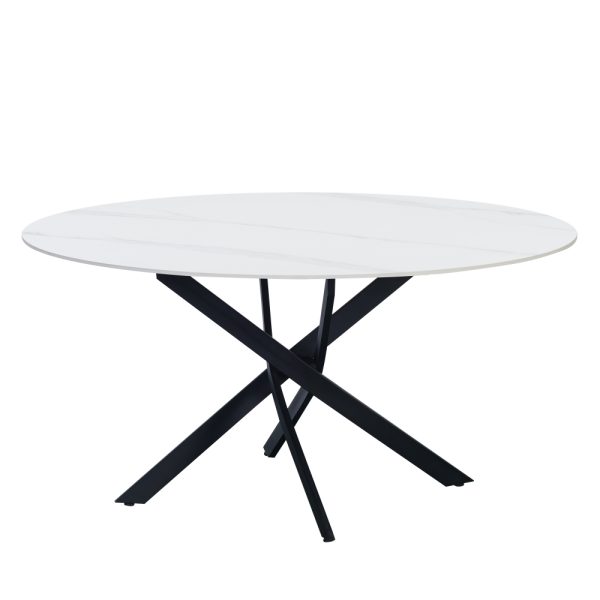 Eettafel Dean 130 cm wit