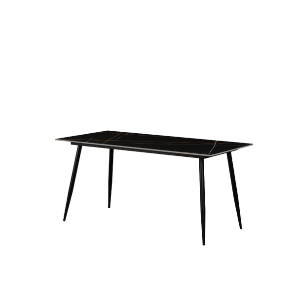 Eettafel Teun 150x90 zwart