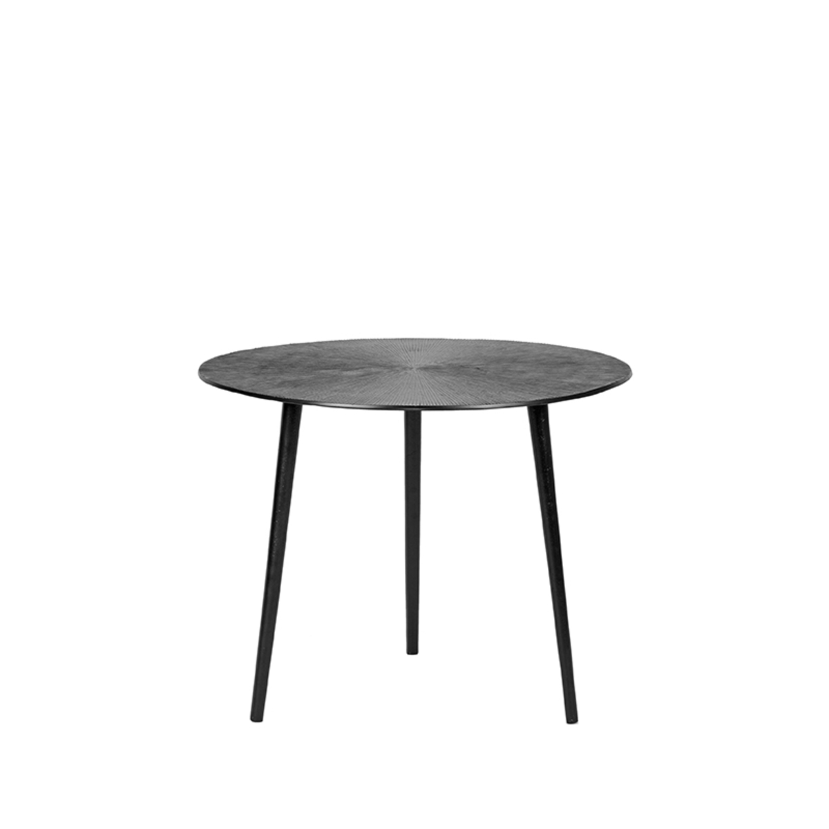 180100205-0.jpg LABEL51 Salontafel Nobby - Zwart - Metaal - 50 cm - Afbeelding 1