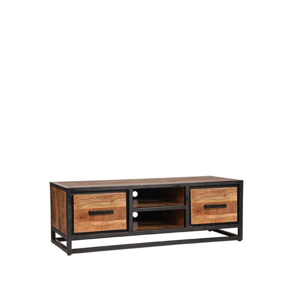 LABEL51 tv-meubel Tampa - Ruw - mangohout - 120 cm