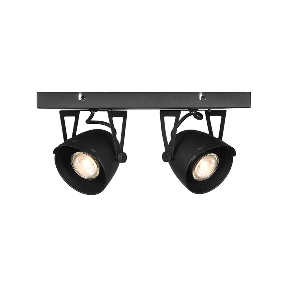 18010102-0.jpg LABEL51 Spot Cap LED - Zwart - Metaal - 2-lichts - Afbeelding 1