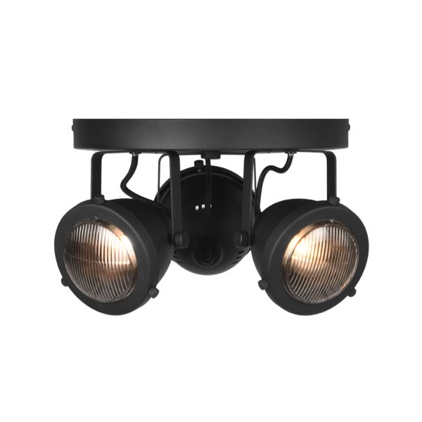 LABEL51 Spot Moto LED - Zwart - Metaal - 3-lichts