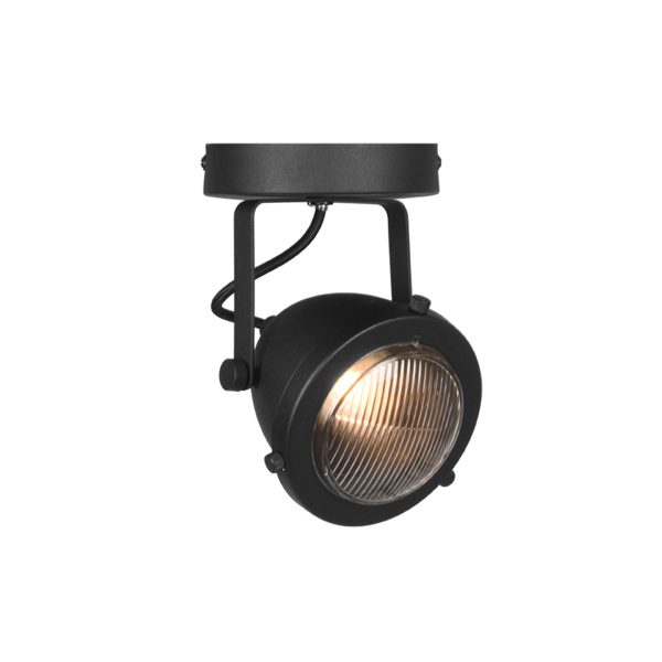 LABEL51 Spot Moto LED - Zwart - Metaal - 1-lichts