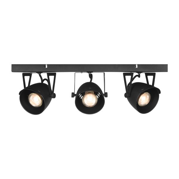 LABEL51 Spot Cap LED - Zwart - Metaal - 3-lichts