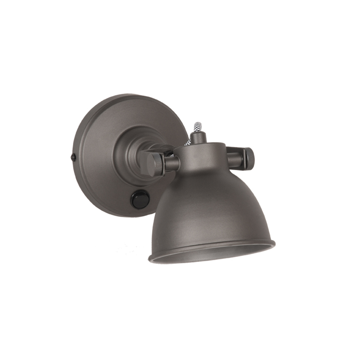 18010899-0.jpg LABEL51 Wandlamp Bow - Grijs - Metaal - M - Afbeelding 1