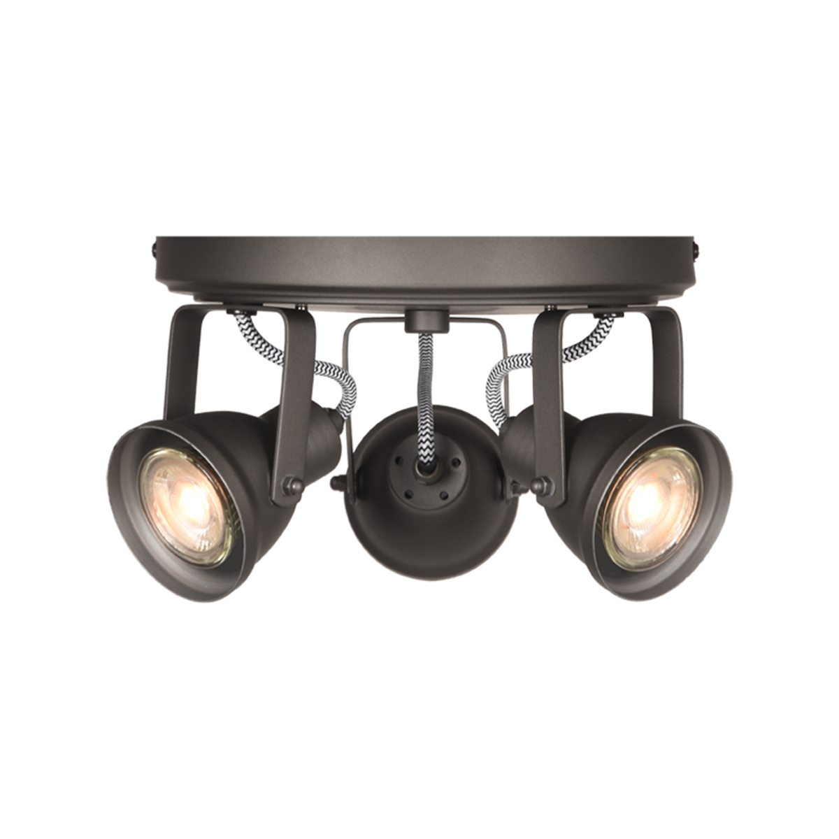 18010909-0.jpg LABEL51 Spot Max LED - Grijs - Metaal - 3-lichts - Afbeelding 1