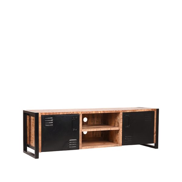 LABEL51 tv-meubel Brussel - Ruw - mangohout - 160 cm