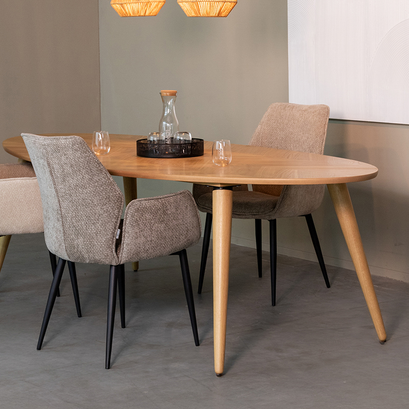 180122356-0.jpg Eettafel Ines 210x110x76 cm - Afbeelding 1