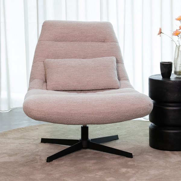 LABEL51 Armstoel Nox - Naturel - Bouclé