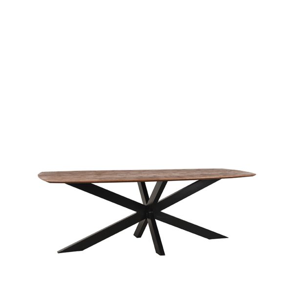 LABEL51 Eettafel Zane - Espresso - Mangohout