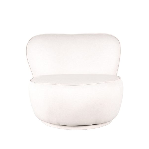 LABEL51 Fauteuil Bunny - Crème - Microvezel