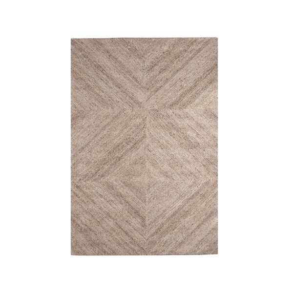 LABEL51 Vloerkleden Blendy - Taupe - Wol