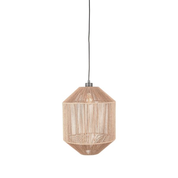 LABEL51 Hanglamp Ibiza - Naturel - Jute - 1-lichts cilinder