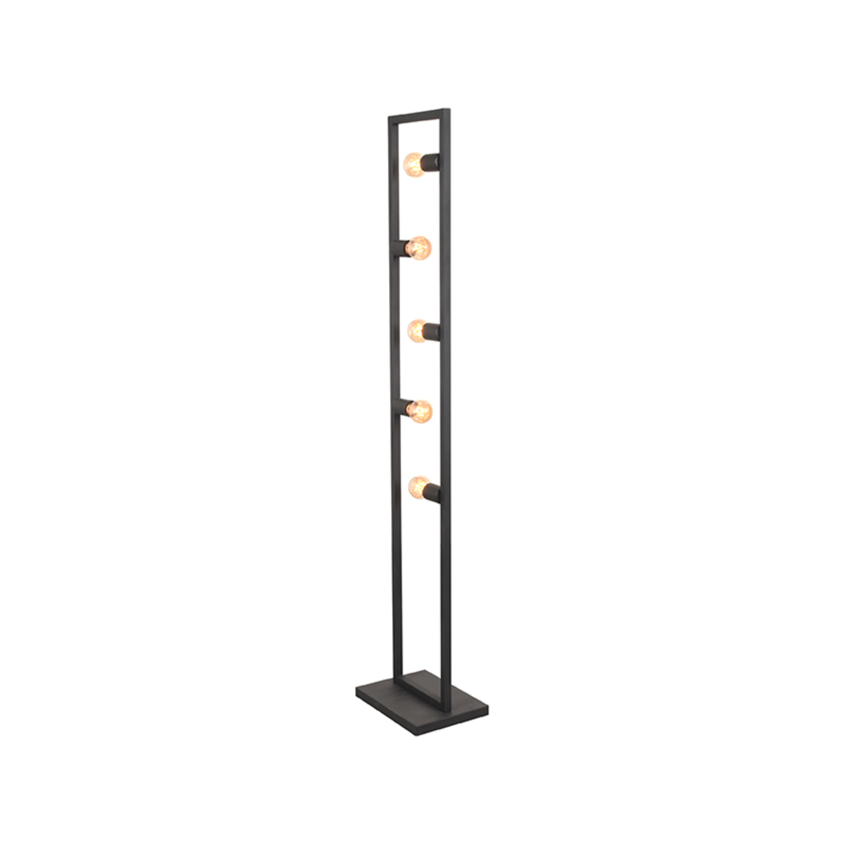 180123692-0.jpg LABEL51 Vloerlamp Quadrato - Zwart - Metaal - Afbeelding 1