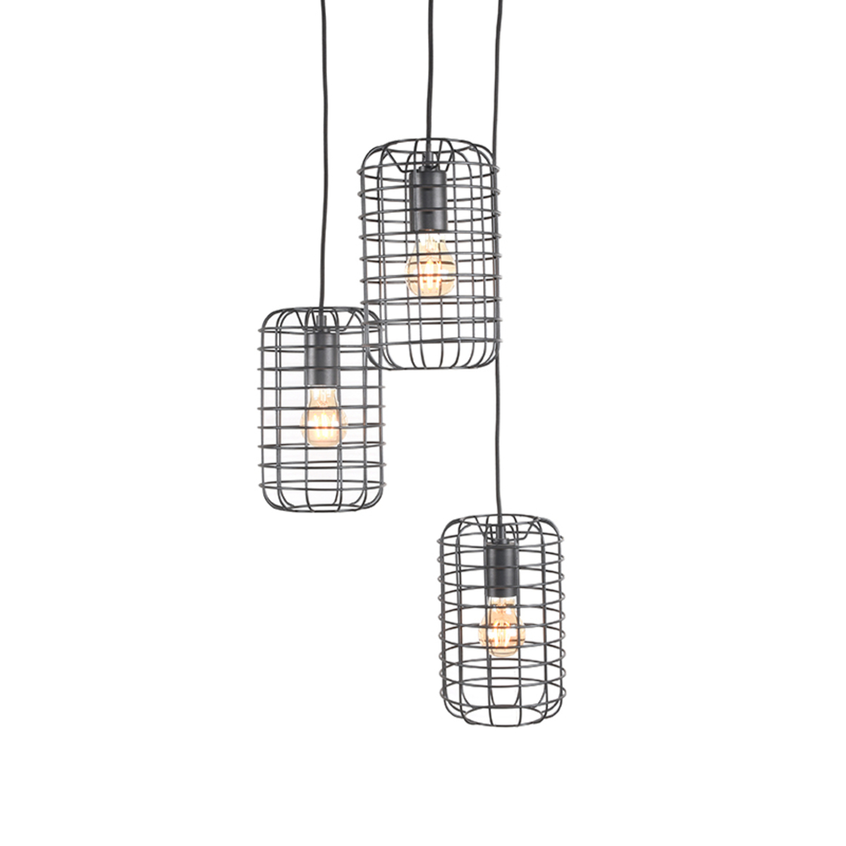 180123700-0.jpg LABEL51 Hanglamp Solido - Zwart - Metaal - Afbeelding 1