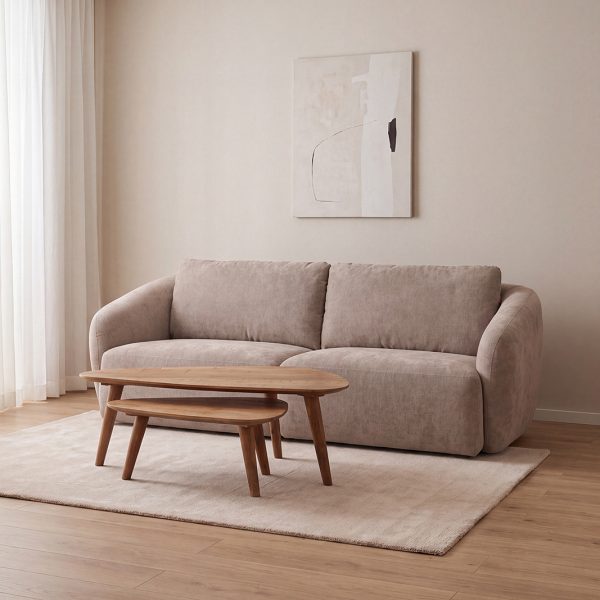 Loungebank Kay rechts 289x160x80 cm
Naturel Royal Bouclé