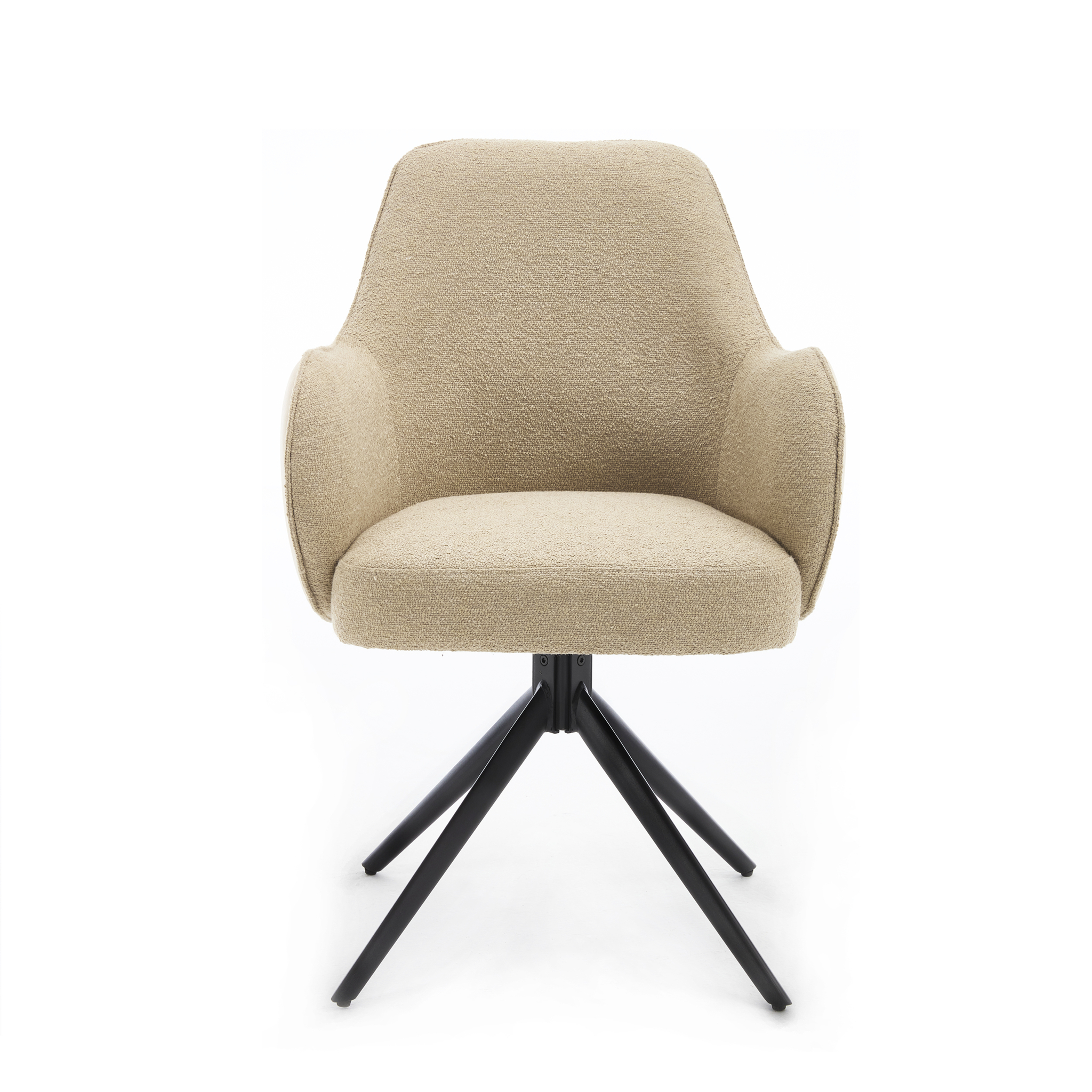 192116-0.jpg Eetkamerstoel Kyler Beige - Afbeelding 1