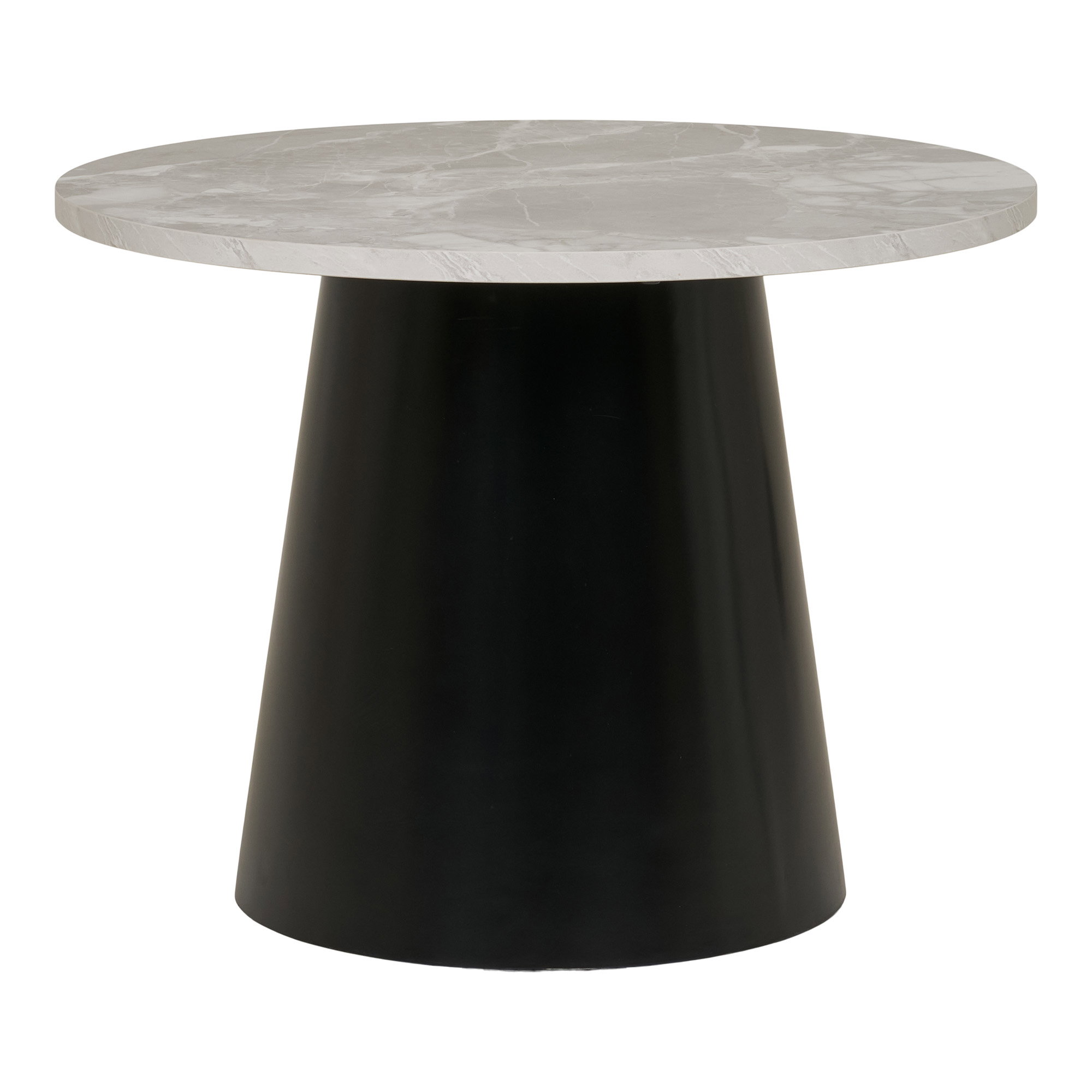 2102170-0.jpg Brito Salontafel - salontafel, marmerlook, grijs/zwart ø60x45 cm - Afbeelding 1