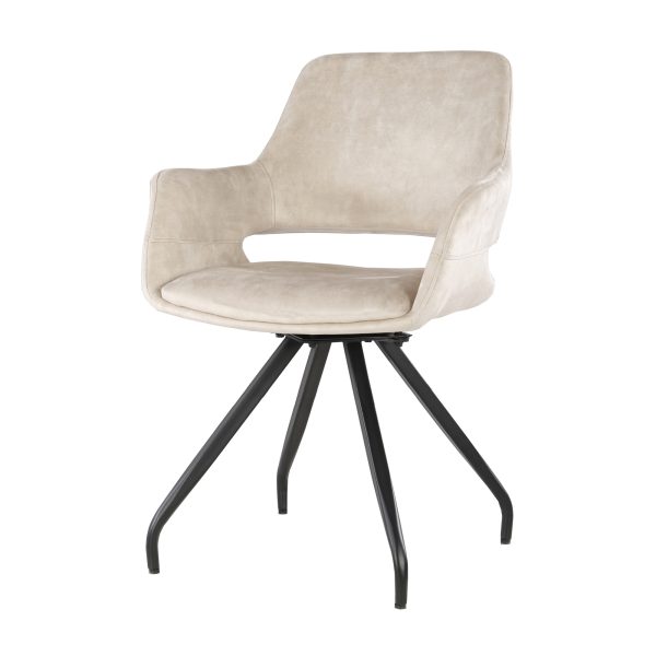 Capp Beige Fluweel (set van 2)