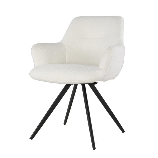 Doreen Bouclé Wit (set van 2)