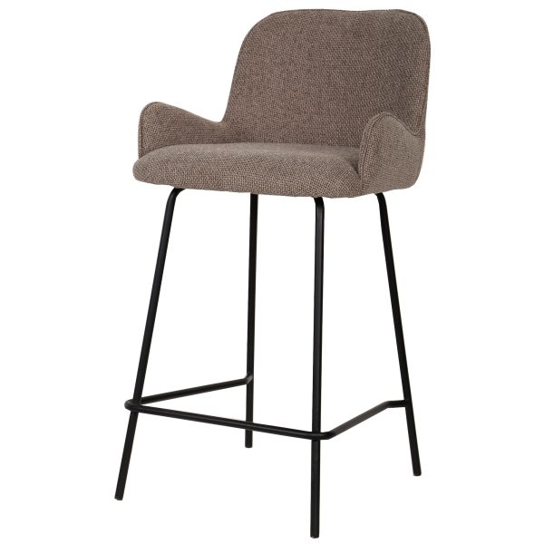 Leander beige barstoel