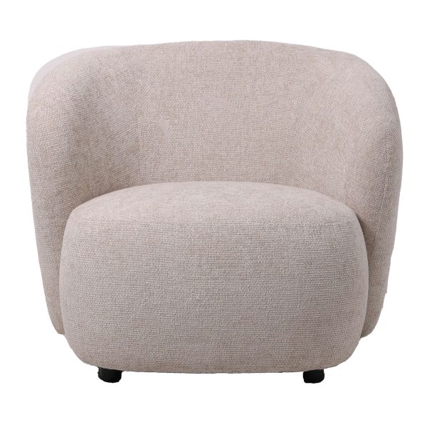 Aphrodite crème fauteuil Legacy 15 duifgrijze stof