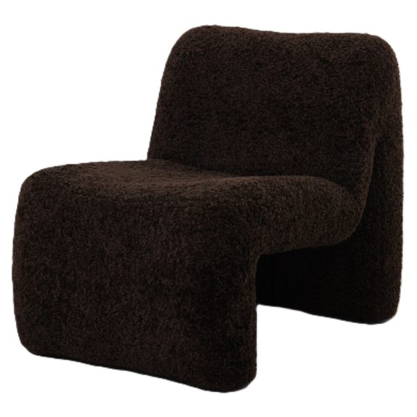 Oslo fauteuil teddy koffiebruin