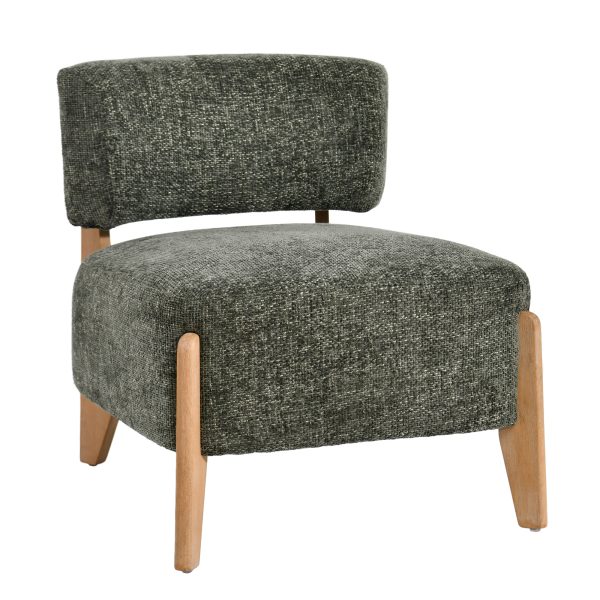Vale Groen Fauteuil Legacy 10 Olijfgroen Rubberhout